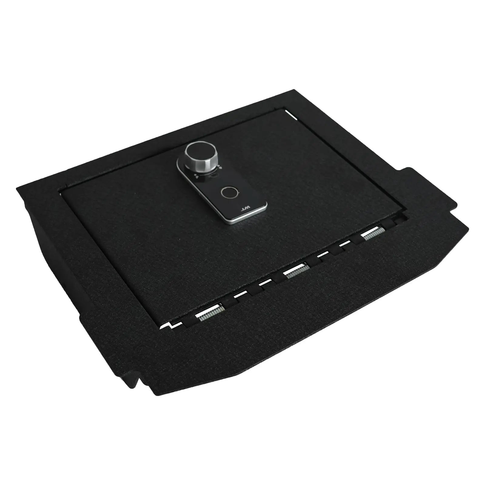 Center Console Safe Gun Safe, WASAI Premium In-vehicle Console Gun Vault Lockbox Compatible with Dodge Ram TRX 2021-2024, for Dodge Ram Rebel GT 2022-2024, Fingerprint Lock with Backup Key.