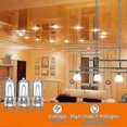thumbnail image 2 of 20Pcs G9 Halogen Light Bulbs,40W Clear Halogen Lamps Dimmable,Warm White 2800K for Chandeliers,Pend hwy, 2 of 5
