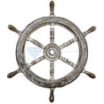 thumbnail image 2 of Ship Wheel - Gola Pendi - (12 Inches, Antique Black), 2 of 5