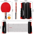 thumbnail image 3 of Set de palas de ping pong FBSPORT para tenis de mesa con 4 raquetas y 8 pelotas, 3 of 7