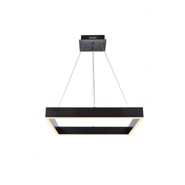 Elegant Lighting 5103D24BR Devlin LED Lumière dans le Pendentif de Plafond Brun