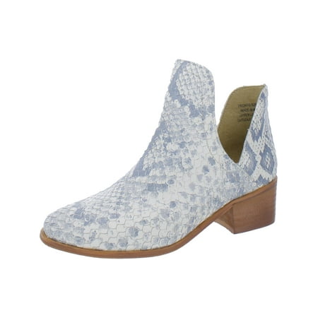 

Coconuts by Matisse Womens Pronto Leather Snake Print Ankle Boots