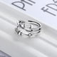 thumbnail image 5 of Fidget Anxiety Ring 925 Sterling Silver Bead Ring Para Aliviar El Estrés Fidget Peace Rings Para La Transferencia De Ansiedad Bead Open Ring Para Mujeres Damas Noticed AP005756-00, 5 of 6