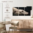 thumbnail image 5 of Elephant Stock Loyal Dog Wall Art - Horizontal Multi Panel Canvas - Living Room Wall Decor - Animal Multi Panel - Brown And White Decor - 26" x 12", 5 of 8