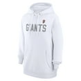 thumbnail image 2 of Women's G-III 4Her by Carl Banks  White San Francisco Giants Dot Print Pullover Hoodie, 2 of 3