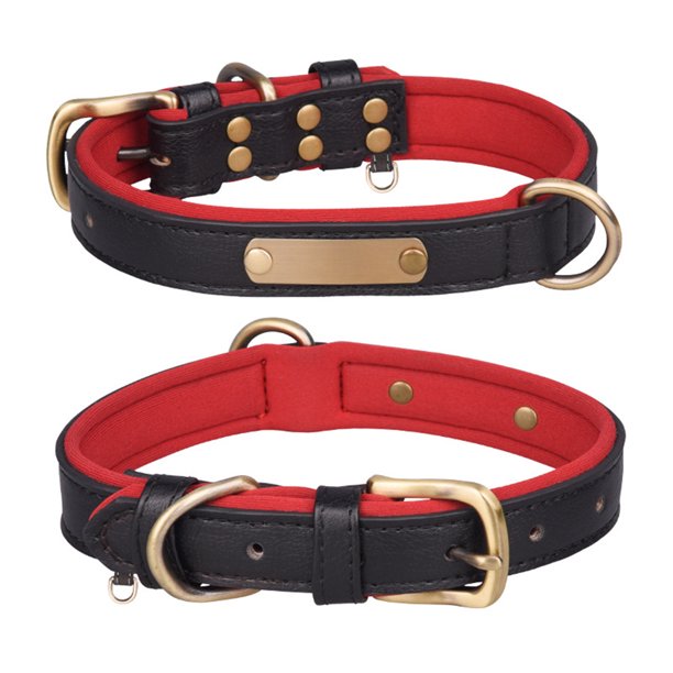 Collar de cuero para gatos con hebilla ajustable para mascotas pequeñas para gatitos MFZFUKR CPB-US-YY376-1