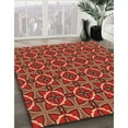 thumbnail image 3 of Ahgly Company Machine Washable Indoor Rectangle Transitional Tomato Red Area Rugs, 7' x 10', 3 of 7