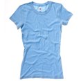 thumbnail image 1 of B&C Camiseta de manga corta con cuello redondo en canalé fino para chica/mujer (Azul océano), 1 of 1