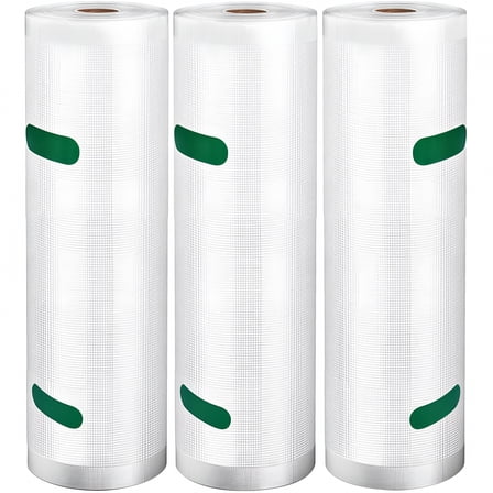 ACDANC Vacuum Sealer Bags 3 Pack for Food Saver,Heavy Duty Vacuum Storage Bags for Sous Vide Cooking,Freezer