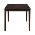 thumbnail image 5 of New Classic Gia 60" 5-Piece Rectangular Wood Dining Set with 4 Chairs in Ebony, 5 of 13