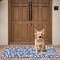 thumbnail image 4 of Blue Daisy Flower Pattern Door Rugs,Washable Non Slip Door Mats Indoor,Decorative Door Mats,Entry Mat Indoor for Entrance,Bedroom,Kitchen,Bathroom,16"x47", 4 of 6