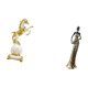 thumbnail image 5 of Figura de caballo, estatua moderna, colección de adornos de mesa, escultura animal para dormitorio, centro de mesa, chimenea, sala de estar, escritori, 5 of 8