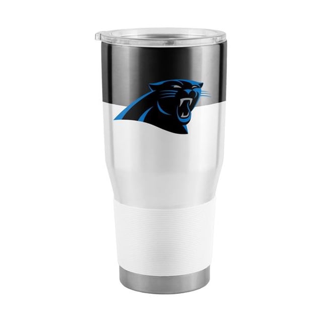 Logo Chair 605-S30T-11 Gobelet en Acier Inoxydable Colorblock Carolina Panthers de 30 oz NFL