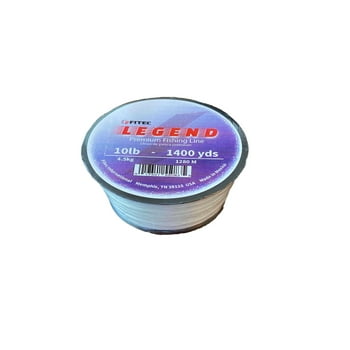 Legend 10 lb. Monofilament Premium Fishing Line, Clear, 1400 yd.