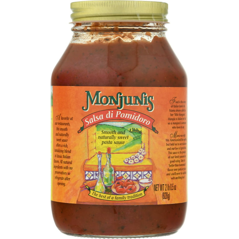 Monjunis Salsa Di Pomidoro 32oz