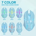 thumbnail image 3 of CHONCHOW Gaming Keyboard and Mouse , 87 Keys TKL Wired Keyboard,3200 DPI Programmable Gaming Mouse, LED Backlit for PS5, PS4, PC, Mac - Ergonomic Design, 3 of 6