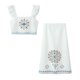 thumbnail image 2 of HH TRAF 2024 Conjuntos de mujer Top sin mangas con cuello cuadrado y estampado blanco + Faldas largas con abertura en la cintura alta y cremallera Trajes de verano para mujer a la moda, 2 of 5