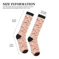 thumbnail image 2 of Picia Firefighter Icons Printed Sports Compression Socks - 15-20mmHg Graduated Compression, High-Performance Soft and Breathable Socks for Men and Women, 2 of 5
