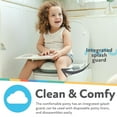 thumbnail image 5 of Nuby Portable Potty and Toilet Training Seat with Disposable Bags and Travel Bag, Gray/White, 5 of 13