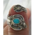 thumbnail image 3 of K-KED Vintage 925 Silver Rings Women Handmade Ring Wedding Party Delicate Jewelry Size 6-10-8-Silver, 3 of 6
