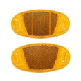 thumbnail image 6 of Unique Bargains 2pcs Bike Reflectors Bicycle Warning Reflector for Bike Bicycle 2.76"x1.38"x0.31" ABS Yellow, 6 of 6