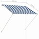 thumbnail image 3 of Retractable awning 100x150 cm Blue and white, 3 of 5