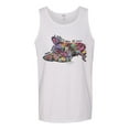 thumbnail image 3 of Tired Sleeping Cat | I Wish I Was My Cat Funny Colorful Kitty | Dean Russo Art Animal Lover Mens Tank Top, White, Large, 3 of 6