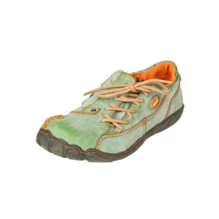 

TMA EYES Five Finger Sole Side Lace-up Leather Women Casual Shoes