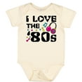 thumbnail image 3 of Inktastic I Love the '80s-musical Notes Boys or Girls Baby Bodysuit, 3 of 5