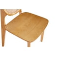 thumbnail image 7 of Manhattan Comfort Versailles 16.5" Round Wood Dining Chair in Natural (Set of 4), 7 of 7