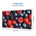 thumbnail image 2 of Kdxio Variety Of Fruits And Berries Print Large Gaming Mouse Pad,Non-Slip Base,Water Resist Keyboard Pad for Gamer,Office & Home,29.5 x 15.8 in, 2 of 6