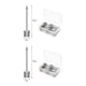 thumbnail image 2 of Yuarrent 30 Pieces Ball Inflation Pump Needle Football Basketball Inflation Fittings Connect Rugby Inflator Sport Volleyball Tool 3.8x0.7x0.7 cm 2piezas, 2 of 6