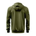 thumbnail image 4 of sususu Mens Hoodies Pullover Graphic Heavyweight Solid Color Hoodie For Fall And Winter Casual Pocket Sweatshirt For Youth Comfortable And Stylish Outdoor Wear,GN1,XL, 4 of 5