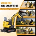 thumbnail image 5 of MMS 0.6 Ton Mini Excavator, 9.25HP 302cc Gasoline Engine Swing Boom Trencher Digger Machine, MS06 with Attachment Kit, 5 of 10