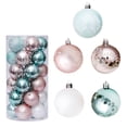 thumbnail image 3 of 60mmDelicate Color Theme & Glittering Christmas Tree Pendants Decorative Hanging - 30 Pieces, 3 of 5