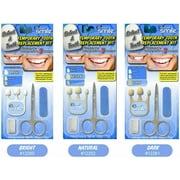 Instant Smile Select A Tooth Temporary Replacement Kit 3 Pack Set - All Shades