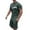 Army Green, variant on JIKNTTR Mens Summer 2 Piece Outfits Men's Casual Letter Print T Shirt Top Short Sleeved O Neck T Shirt And Shorts Suit Holiday Beach Set Outfits