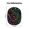 thumbnail image 3 of Pofeuu Rainbow Glitter Print Silicone Pot Mat Mitten With Hanging Loop Heat Resistant Oven Mitts Non-Slip Bbq Baking Smoking Potholders, 3 of 7