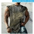 thumbnail image 7 of AIEOTT Mens Palm Tree Tank Tops Plus Size Cut Off Shirt Crewneck Sleeveless Tops Hawaii Beach Shirts Summer Casual Tank Tops, 7 of 7