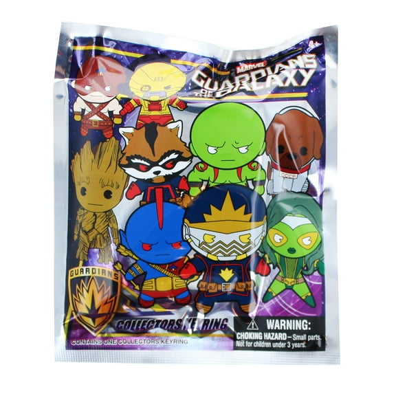 Marvel Guardians of the Galaxy Blind Bagged 3D Foam Figural Bag Clip | 1 Random