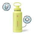 thumbnail image 3 of ThermoFlask 32 oz Double Wall Vacuum Insulated Stainless Steel Water Bottle with Chug Spout Lid, Unmellow Yellow, 3 of 5