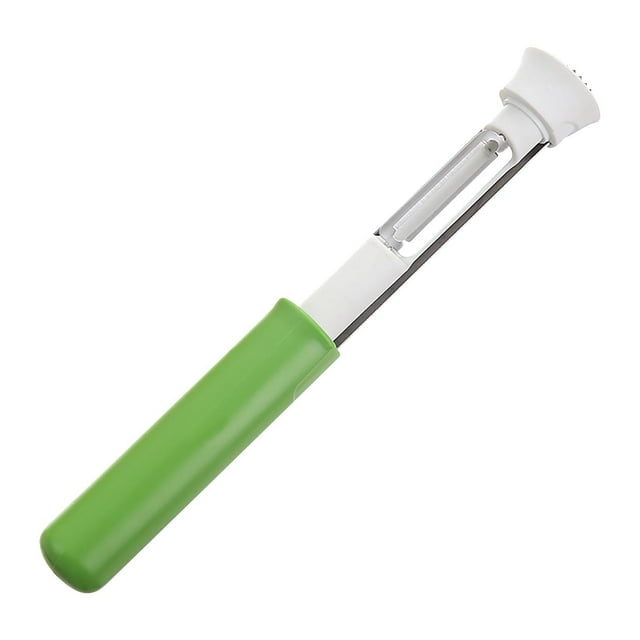 weibbin Fruit Corer Kitchen 2-in-1 Telescopic Multifunctional Fruit Peeler Stainless Steel Pear Peeler