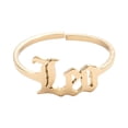 thumbnail image 2 of EGNMCR Rings Twelve English Letter Opening Stainless Steel stud earring, 2 of 2