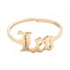 thumbnail image 2 of Anillos para mujer, regalos para mujer, aretes de acero inoxidable con apertura de doce letras inglesas, 2 of 2