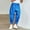 142#Blue, variant on lkfuzj Men's All-season Breathable Polyester Cotton Spandex Blend Elastic Waist Drawstring Loose Fit Casual Pants for Outdoor Yoga Work Beach Casual Activities