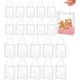 thumbnail image 1 of 40PCS Bolsas de Regalo de PVC Transparente con Asas, Bolsas de Plástico Reutilizable con Botón,Bolsas de Compras para Bodas, Fiestas,regalos infantiles,Cumpleaños,Escolares（20*20*10CM / 20*15*7CM）, 1 of 3