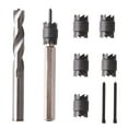 thumbnail image 4 of 9pcs Welding Drill Functional Drill Head Set Efficient Electric Welding Drill Sharp Weld Cutter Set Steel Spot Weld Cutter Set for Indoor Welding Electrician, 4 of 9