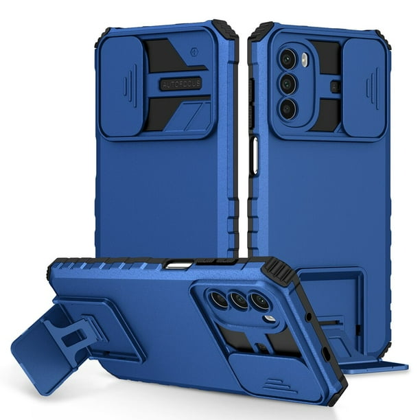 KEYSION-funda a prueba de golpes para Motorola MOTO G52, G42, G22, G82, protección de cámara Push Pull, soporte en vivo, funda de teléfono para MOTO G50, 5G, E32 xuanjing unisex