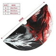 thumbnail image 2 of KLL 30" Christmas Tree Skirt Cool Black And White Dragon Xmas Tree Skirts Mat for New Year Xmas Holiday Party Indoor Outdoor Home Decoration, 2 of 5