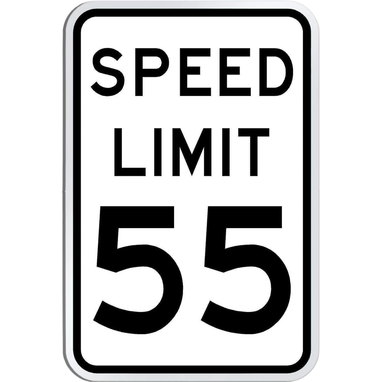 Speed Limit 55 Sign - Walmart.com
